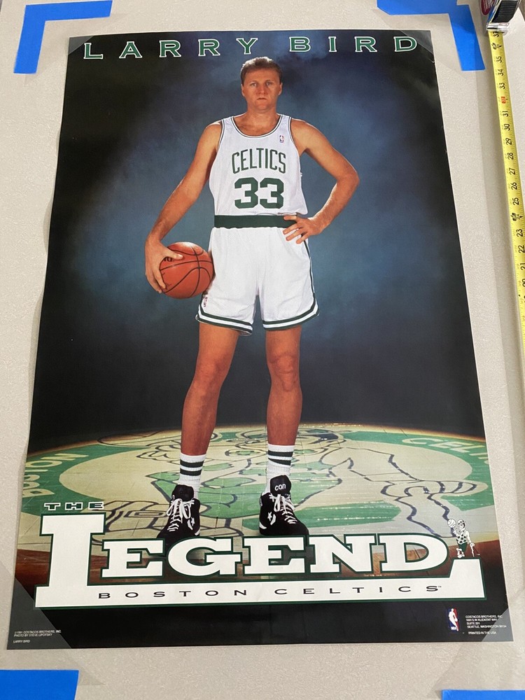 Larry Bird LEGEND 1991 Boston Celtics Costacos Brothers Original 23x35 POSTER