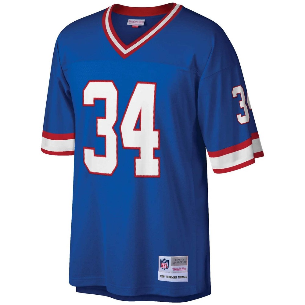 Mitchell & Ness Legacy Replica Jersey - Royal - Thurman Thomas 1990 Buffalo Bill