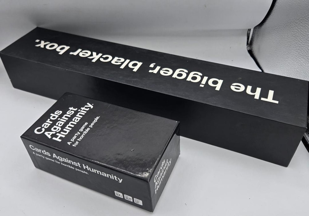 Cards Against Humanity  & The Bigger Blacker Box, Adult Card Games READ
