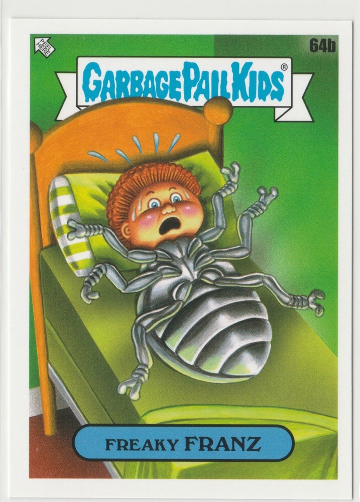 Freaky Franz 64b Garbage Pail Kids GPK 2022 Book Worms Trading Card