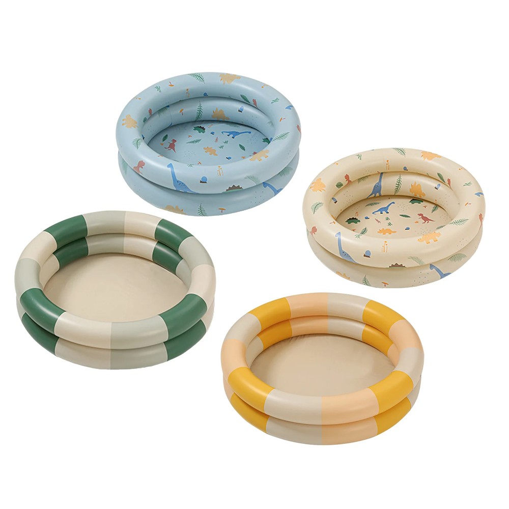 Inflatable Pool Baby Retro Blow Up Swimming Pool Cute Style Thickened Water Pool