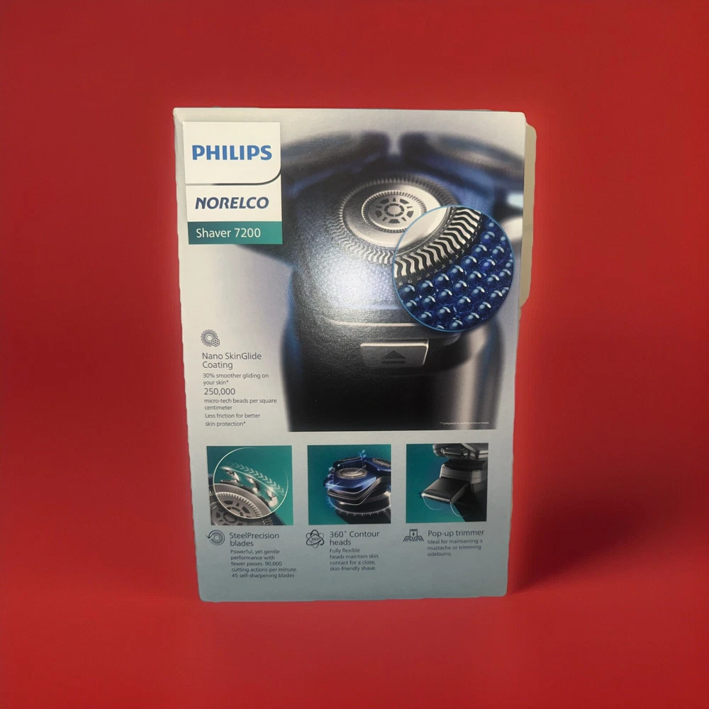 Philips Norelco Series 7200 Wet Dry Electric Rechargeable Shaver S7887/82 -