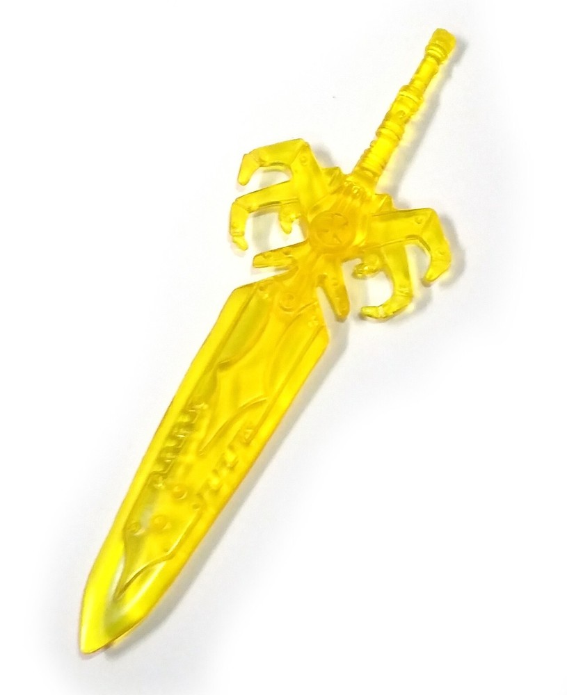 CUSTOM MOTU He-Man Masters Universe Classics 200x Sword Trans Yellow Presale