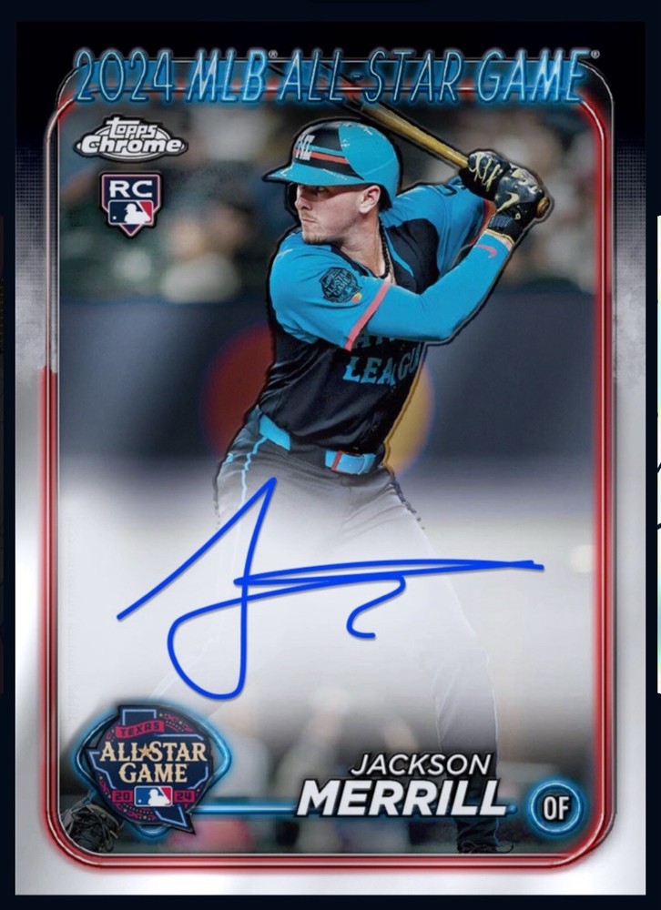 Jackson Merrill 2024 Topps Chrome Update AUTO MLB  (Topps Bunt Digital