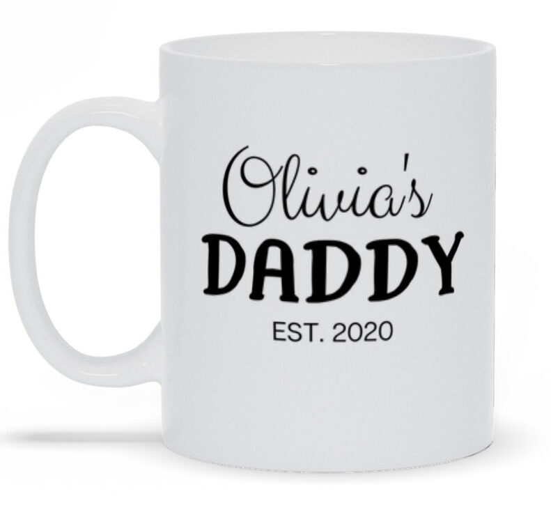 Personalized New Daddy Mug New Dad Gift Fathers Day Mug Custom Fathers Day Gifts