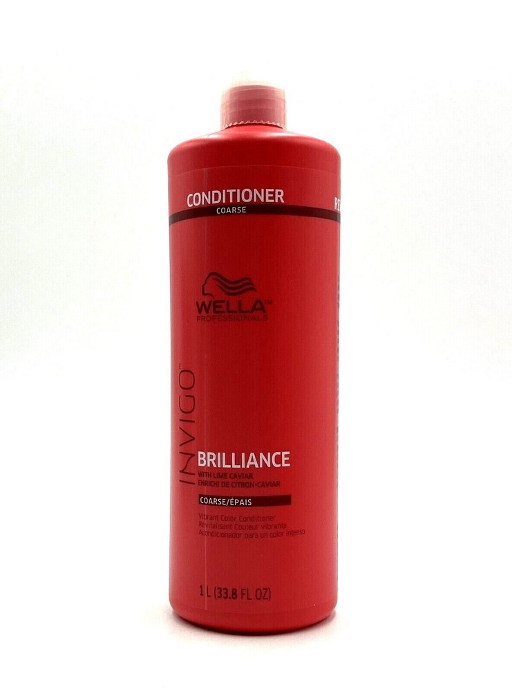 Wella Invigo Brilliance Color Protection Conditioner Coarse Hair 33.8 oz