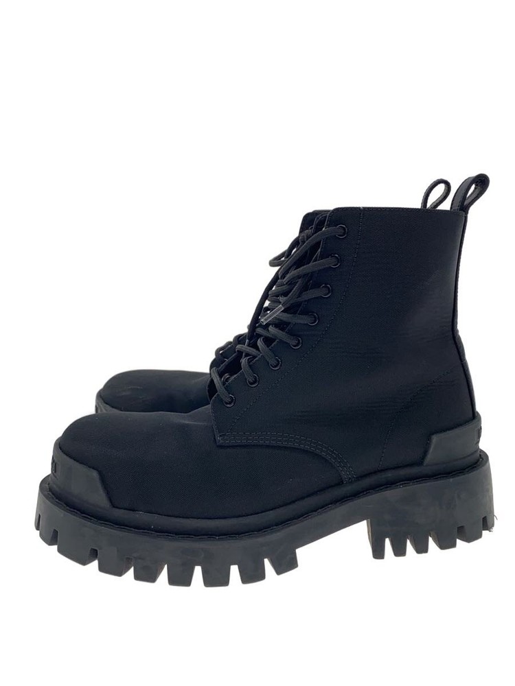 Balenciaga Strike Boots Boots 37.5 Blk Nylon K0v72