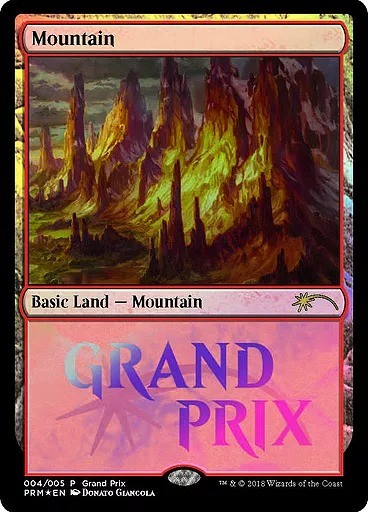 1x Mountain - Foil Light Play MTG Magic - Kid Icarus -