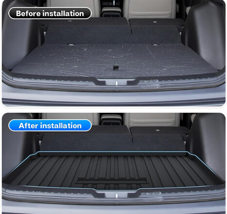 Durable Black Rear Cargo Liner Mat for 2023-2025 Honda CRV Trunk