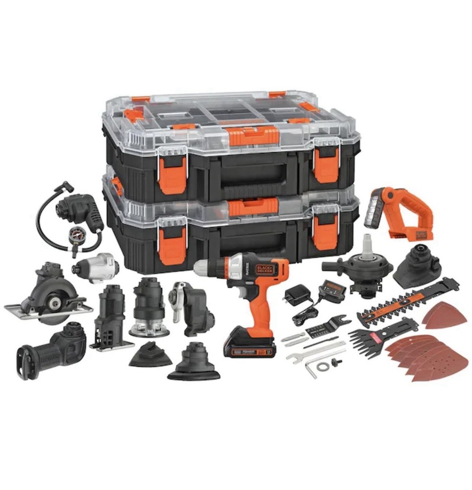 BLACK+DECKER MATRIX™ 20V MAX* Power Tool Kit - BDCDMT1212KITC1 NEW