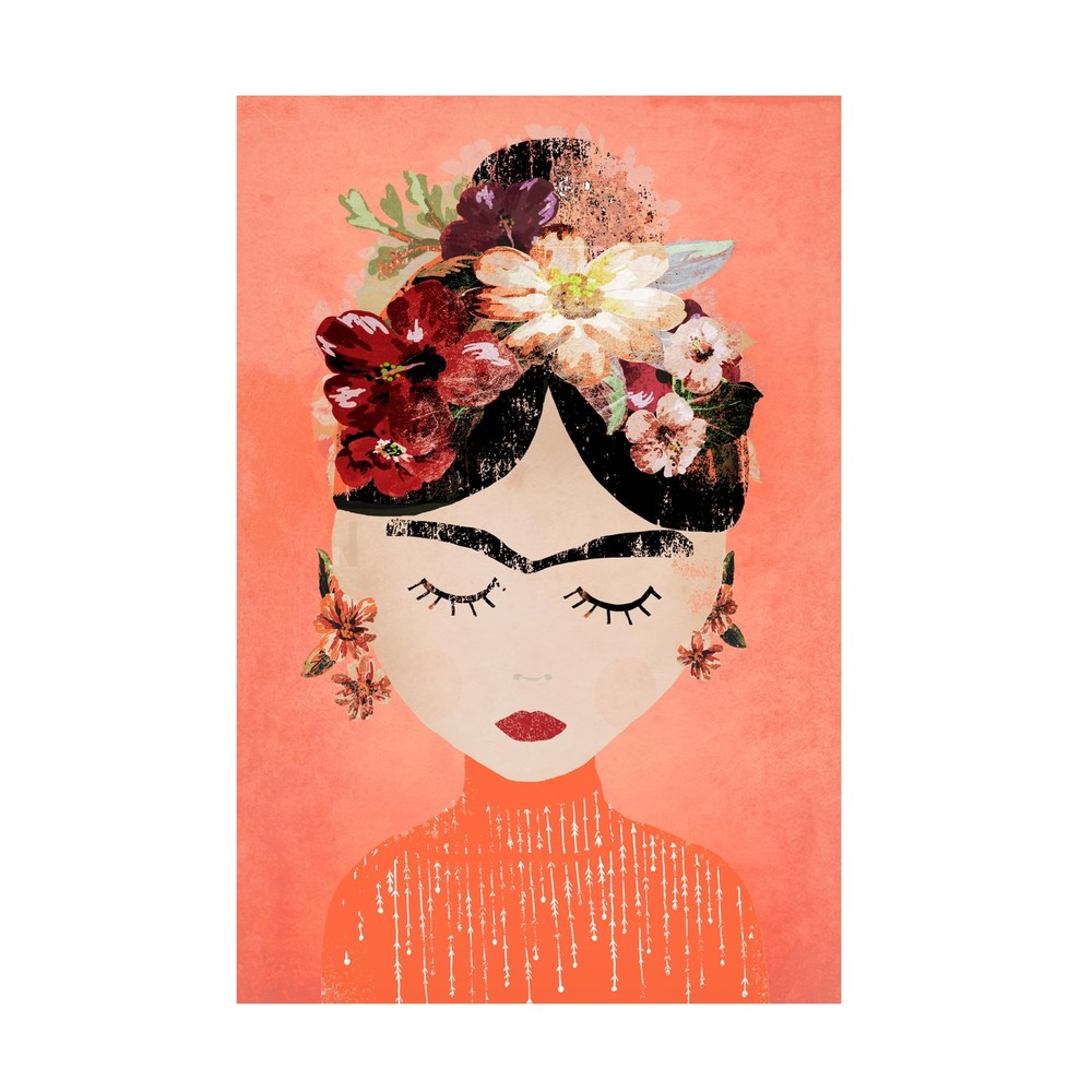 Canvas Wall Art - Treechild 'Frida' Wall Art for Living Room, Bedroom, or Off...