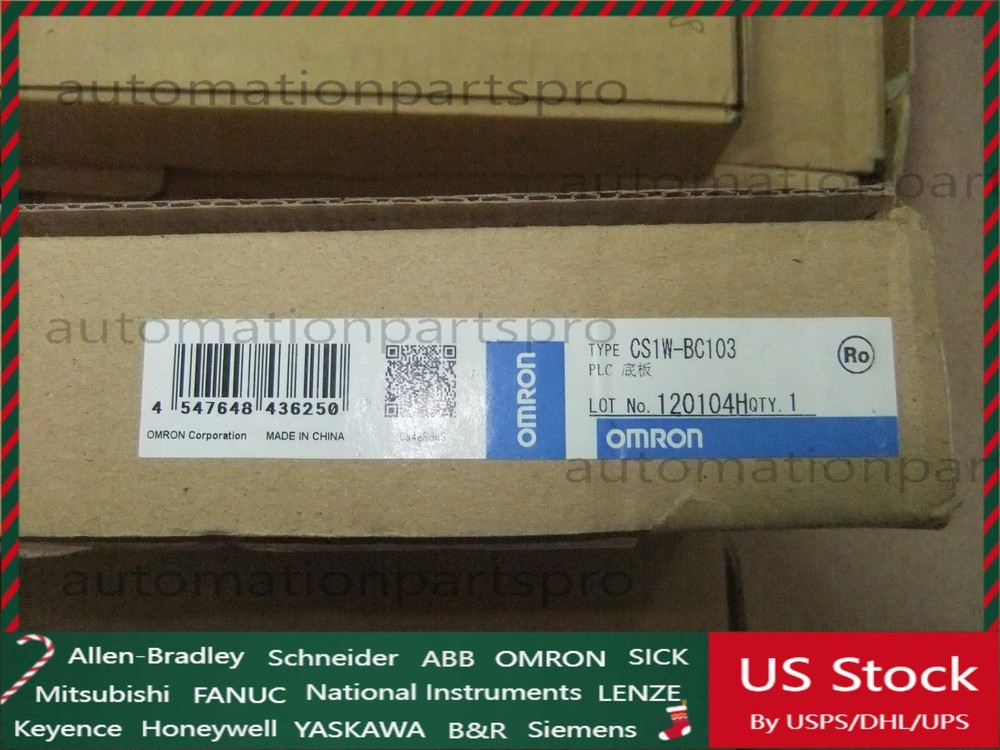 Omron CS1W-BC103 PLC Base Plate New One Fast Shipping CS1WBC103  US Free TAX