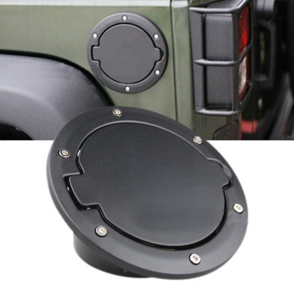 For Jeep Wrangler JK 2007-18 Fuel Filler Door Cover Gas Cap Exterior Accessories