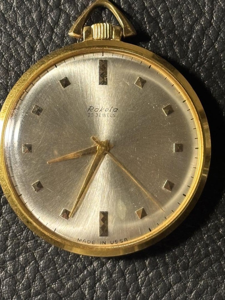 Vintage Soviet Raketa Russian Pocket Watch
