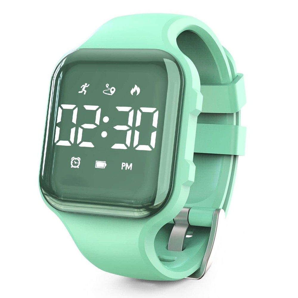 Kids Fitness Tracker Watch with Pedometer, Non-Bluetooth Digital Wristwatch for Activity Tracking