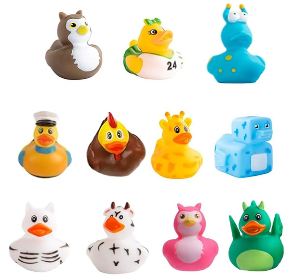 Rubber Ducks in Bulk,Assortment Duckies for Jeep Ducking Floater Duck Bath Toys