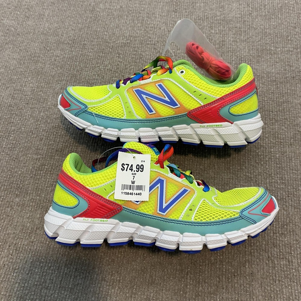New Balance 750 V1 Running Shoes Womens Size 7 Multicolor Cushioned Mesh W750RN1