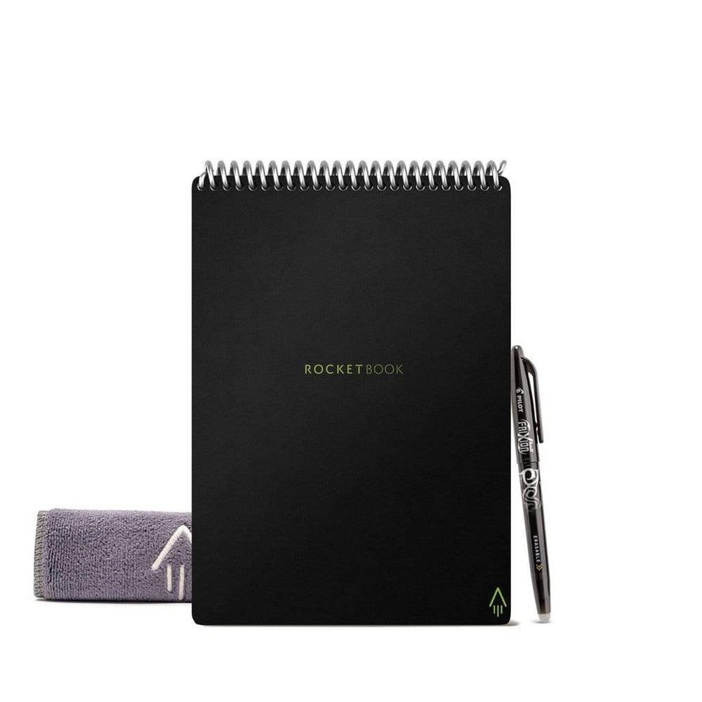 Rocketbook Flip Reusable Smart Notepad 8.5x11 Lined Dot Grid 32 Pages