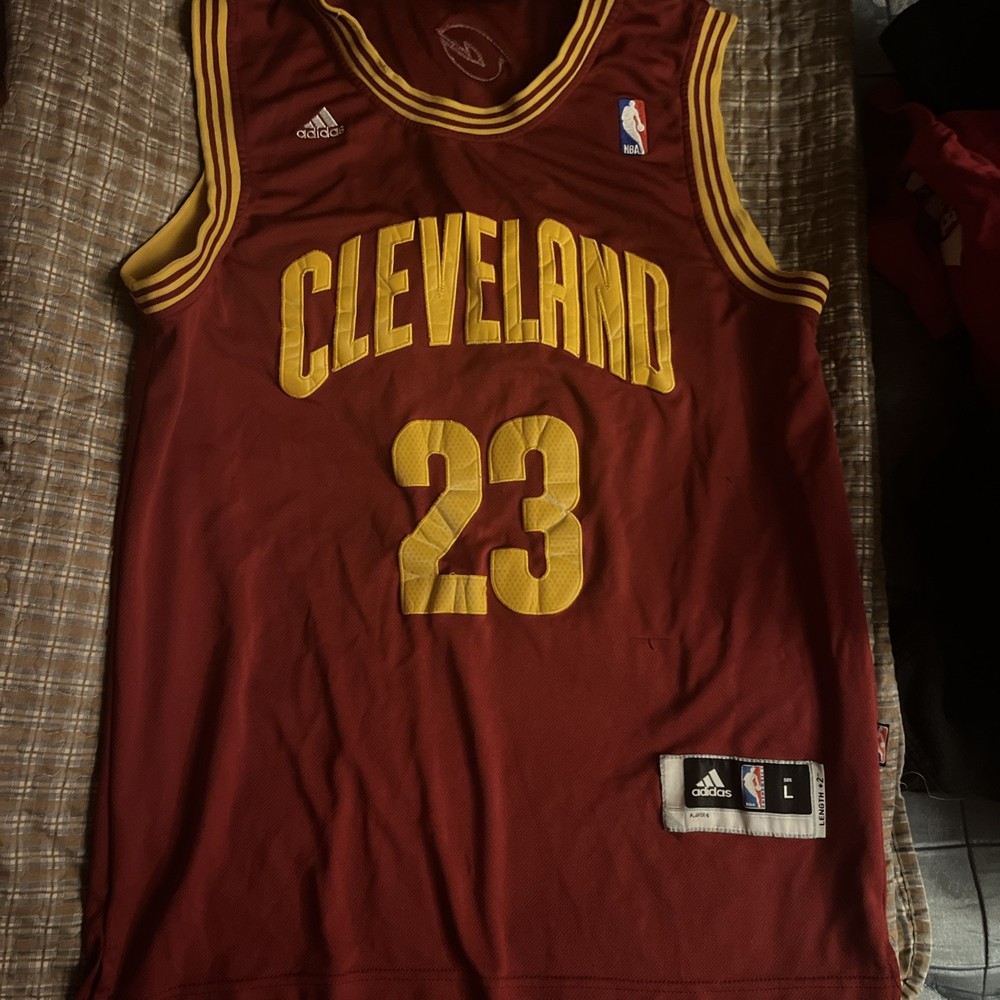 LeBron James Swingman Jersey Mens XL Cleveland Cavaliers Cavs #23 Adidas
