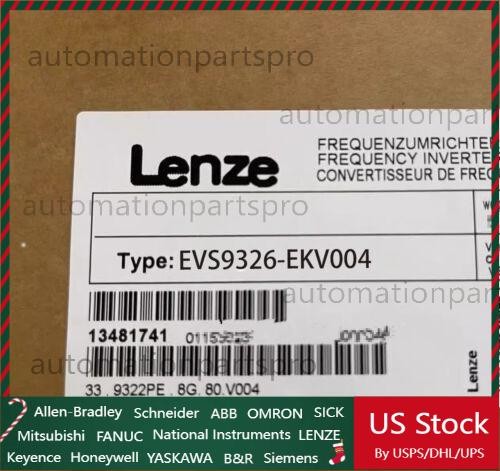 EVS9326EKV004 NEW LENZE EVS9326-EKV004 SERVO DRIVE INVERTER