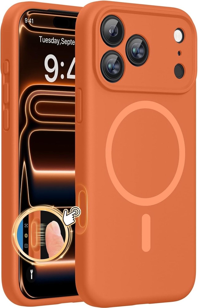 Miracase Magnetic for iPhone 17 Pro Max Case, Compatible with MagSafe, Integrate