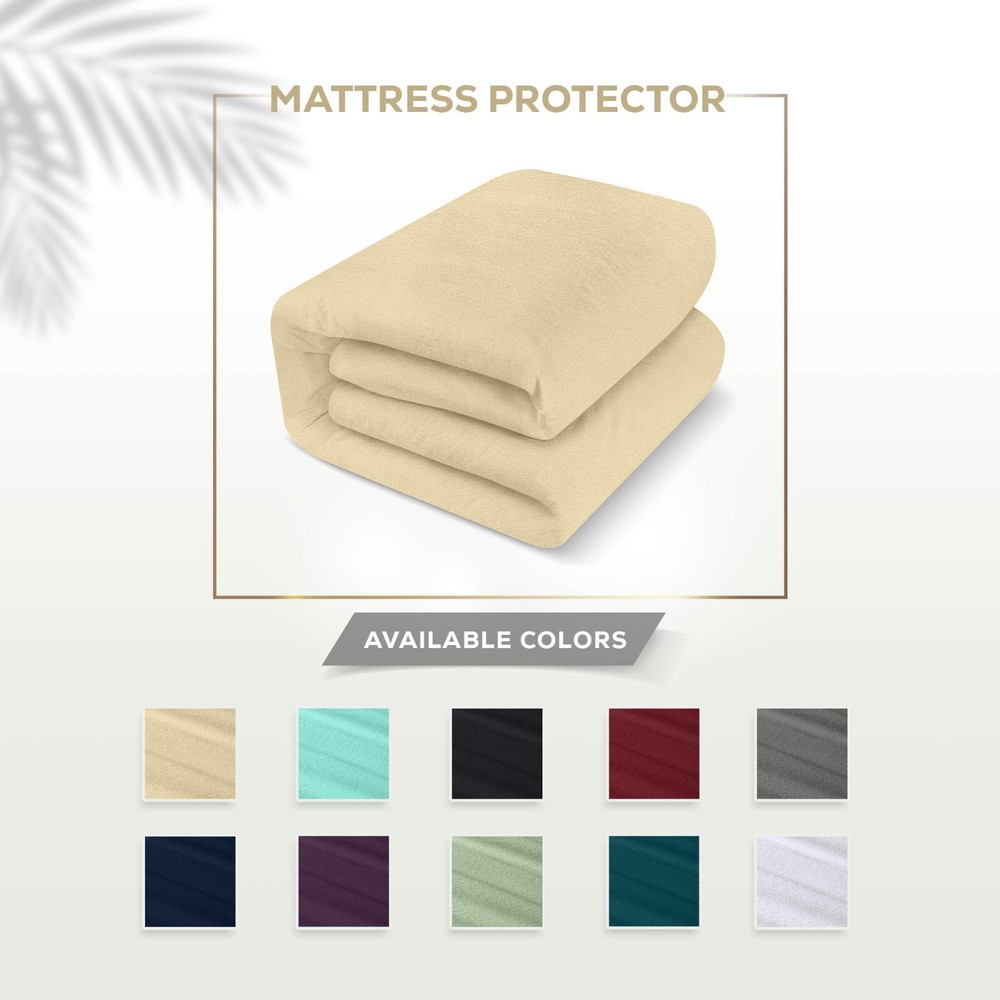 200 GSM Premium Waterproof Terry Mattress Protector Utopia Bedding