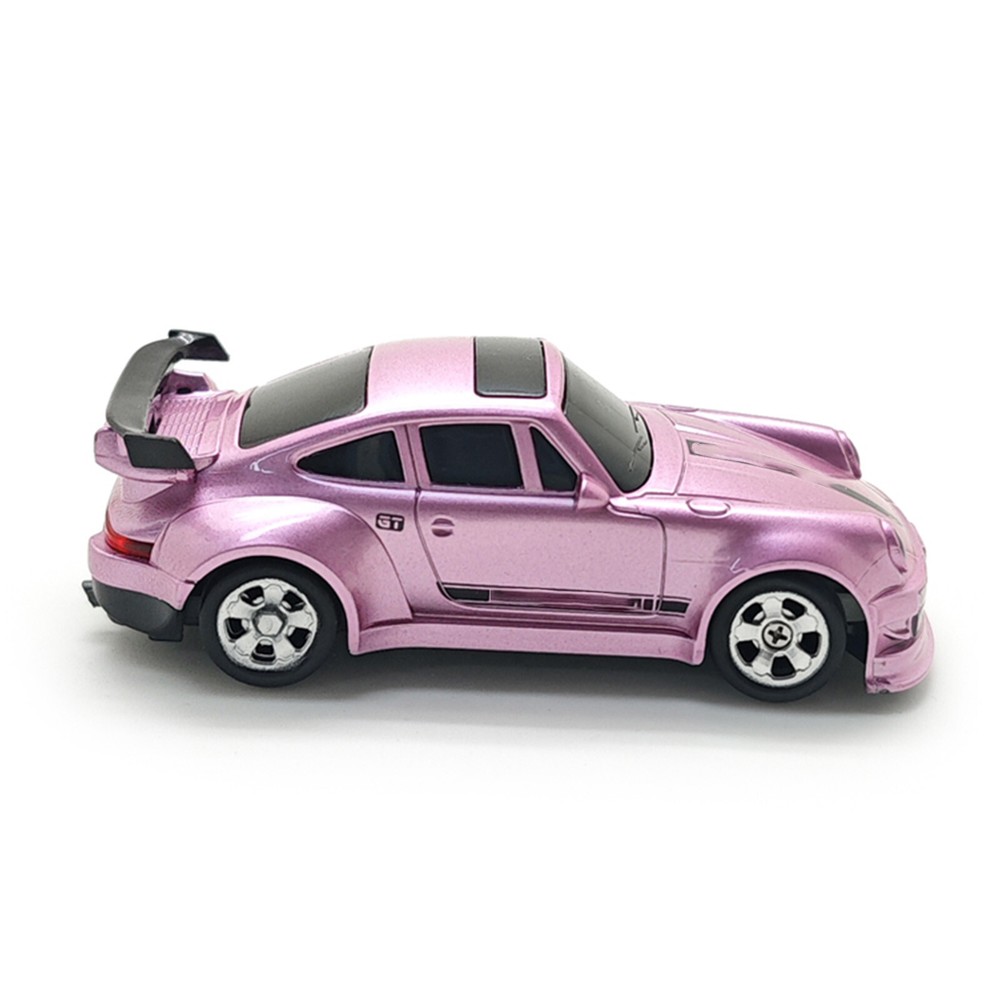 1/64 Pink Mini 4WD RC Drift Car with LED Lights and Remote Control