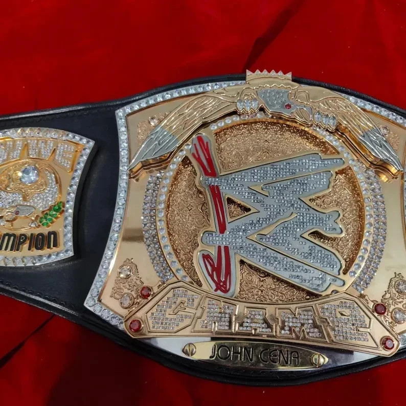 Customizable Spinner Championship Belt Replica Wrestling Heavyweight.