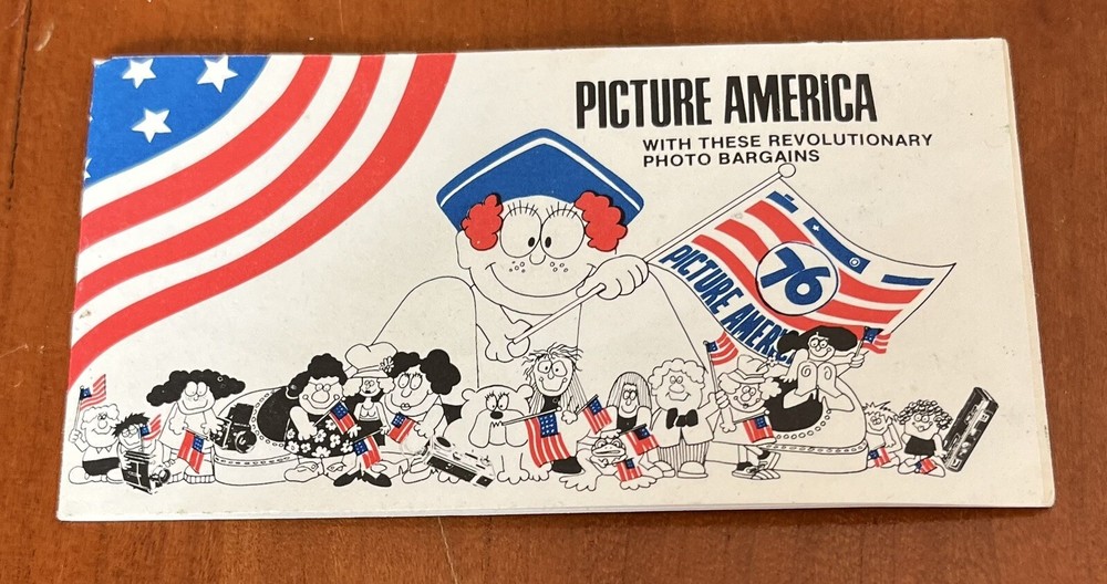 Vintage 1976 Bicentennial Kodak Carhart Photo Developing Coupon Book Complete-image