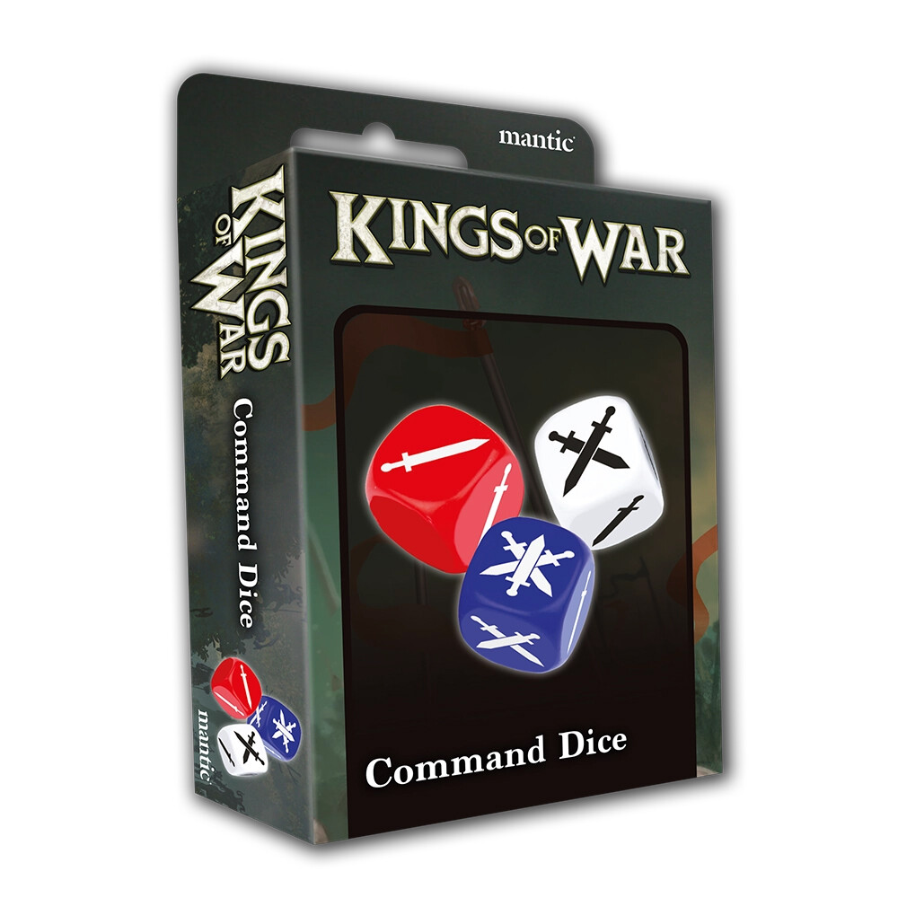 Kings of War Command Dice - Mantic Warhammer 28mm Clash of Kings 2025 THG