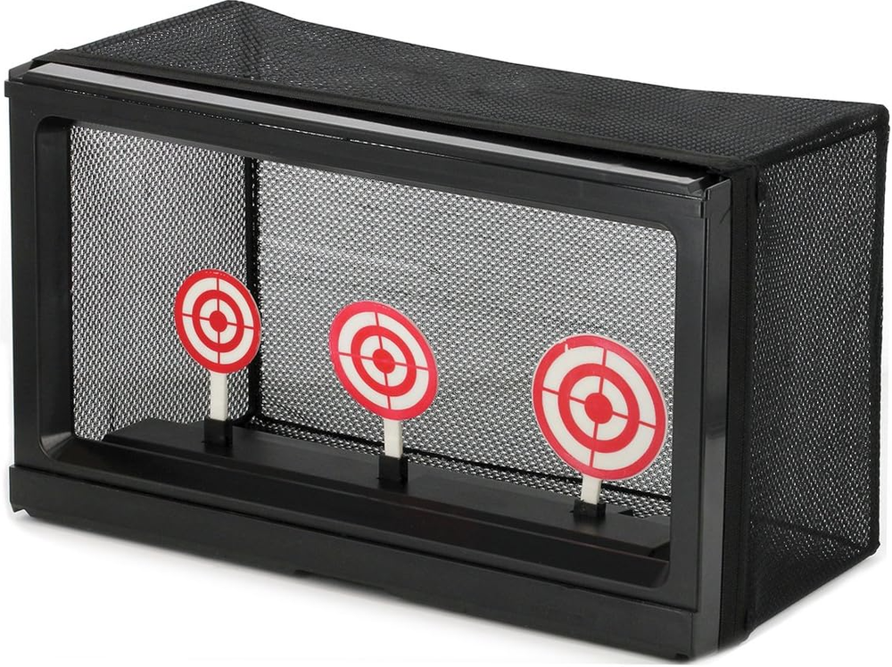 Crosman Indoor Outdoor Auto Reset Airsoft BB Gun Trap Target Shooting Stand New