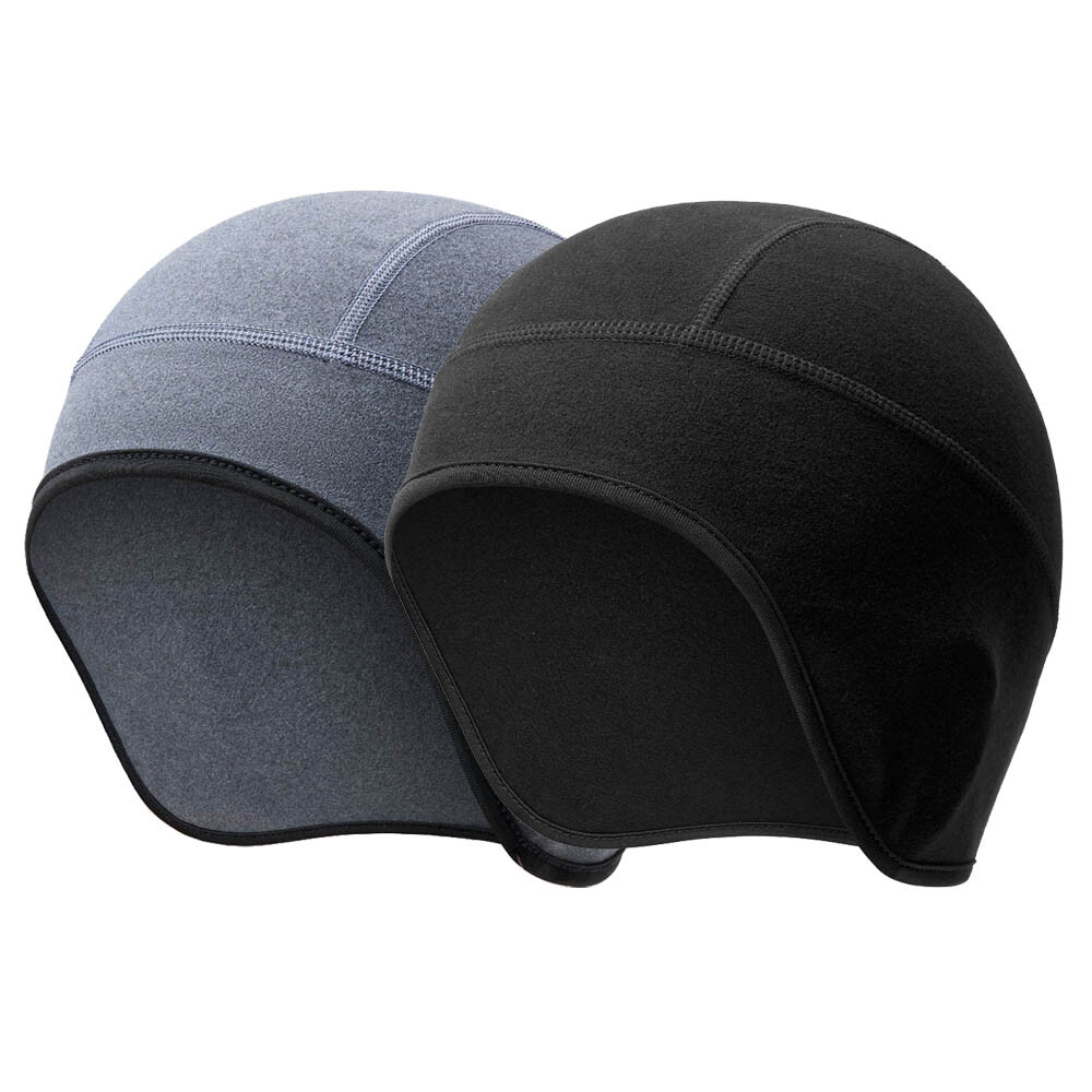 Stay warm this winter with a thermal cycling helmet liner skull cap for running and ear protection
