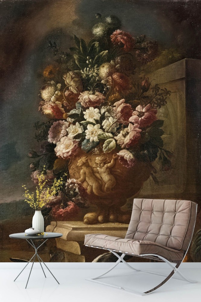 3D Flowers Still Life Oil Painting Wall Murals Wallpaper Murals Wall Sticker 87