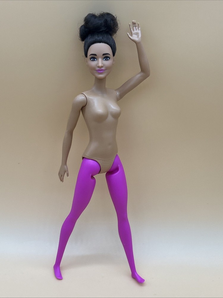 Barbie You Can Be Anything Career Doll Figure Skater EUC Pink Legs Nude For OOAK