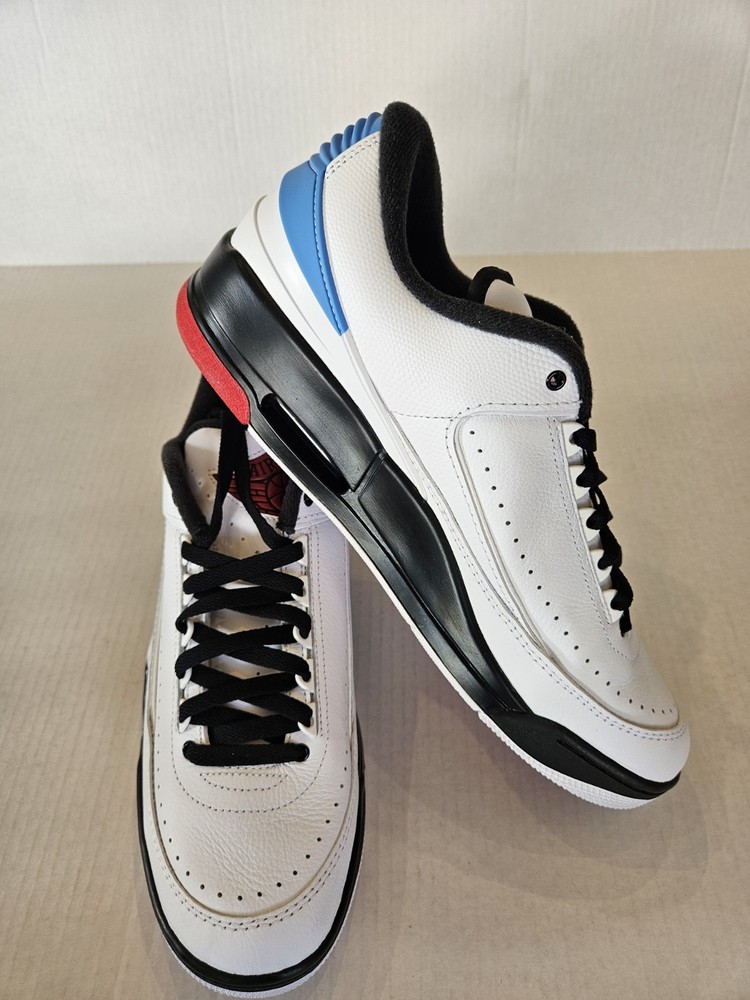 Nike Air Jordan 2/3 white/varsity Red/black Size 12 FD0383-104 NWOB