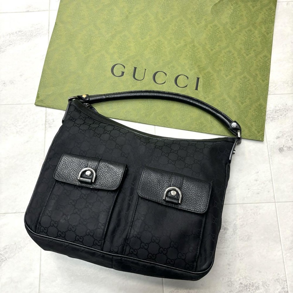 Gucci GG Leather Tote Shoulder Bag 293581 New Handbag
