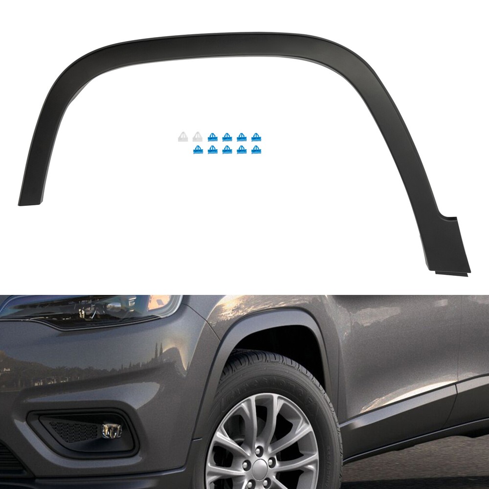 Front Fender Trim Fender Flares Left Driver Side For 2019-2022 Jeep Cherokee