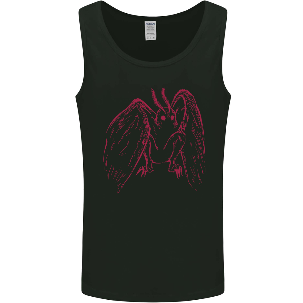Red Mothman Mens Vest Tank Top