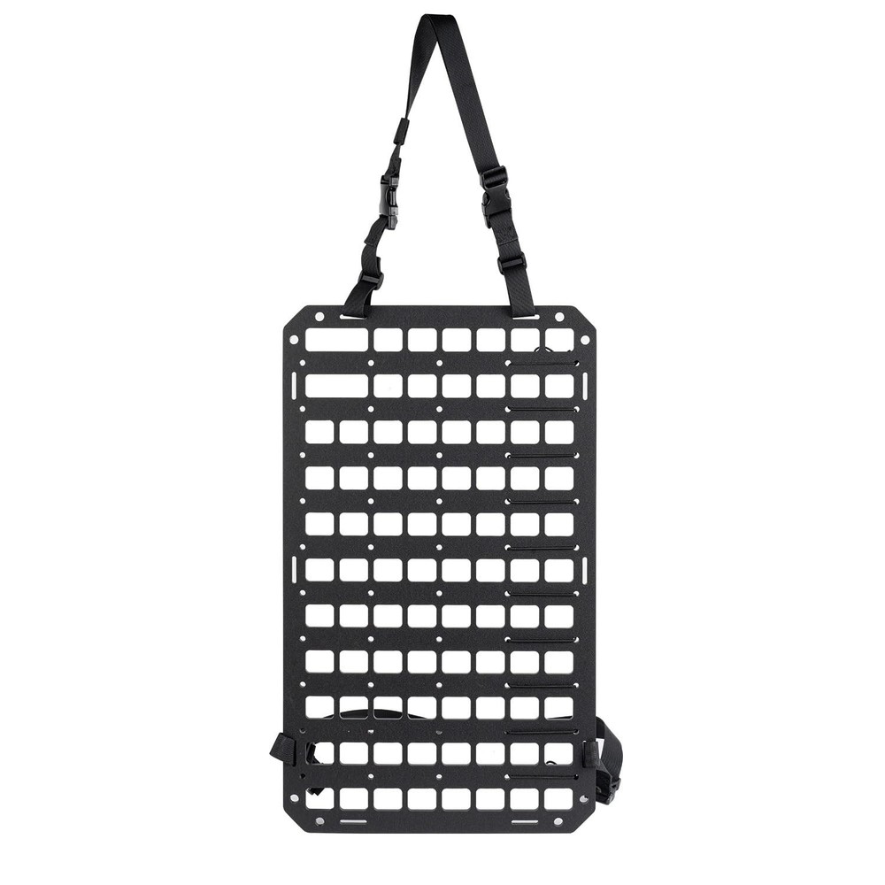 Rigid MOLLE Panel Car Seat Back Organizer for Tactical Gear and EDC Storage