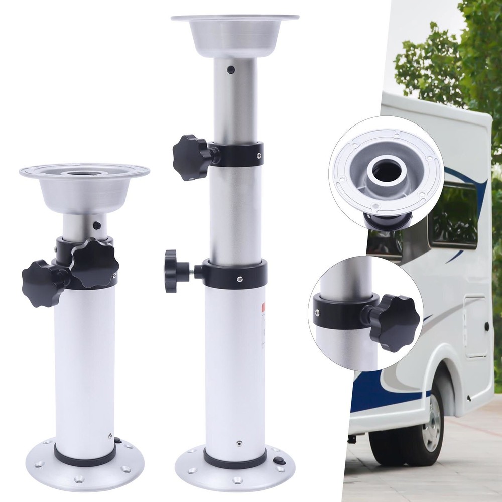 Adjustable Height Pedestal Table Base for RV Boat Yacht