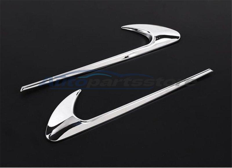 ABS Chrome Style Side Fender Air Vent Cover For Benz C E GLC Class W205 W213 AMG