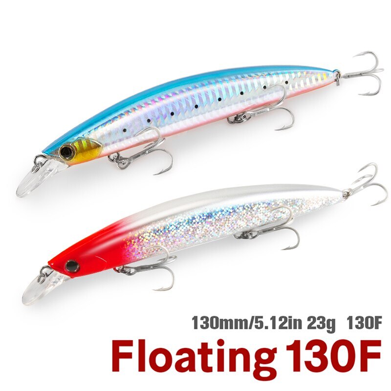 Ultra Long Casting Floating Wobbler Minnow Hard Bait New