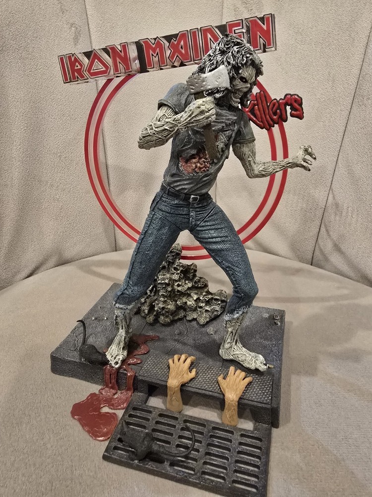 McFARLANE TOYS 2001 IRON MAIDEN KILLERS EDDIE ACTION FIGURE INCOMLETE WITH FLAWS