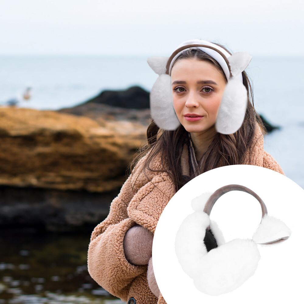 Ear Muffs Headband Cat Ears Cold Weather Mask Warm