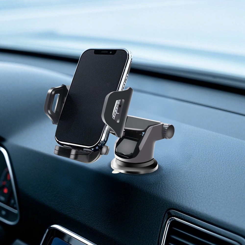 Universal Car Phone Holder Suction Mount for Secure Navigation Support