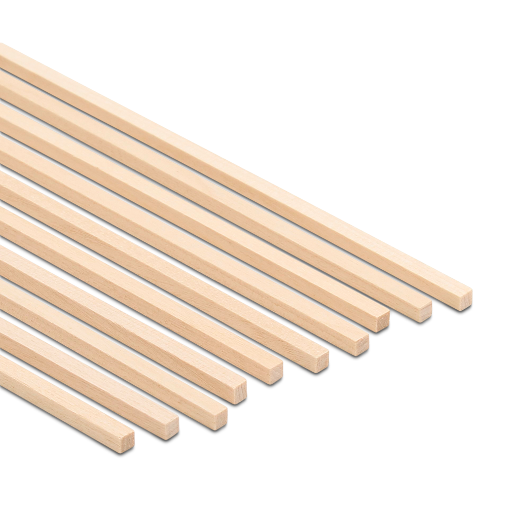 Wood Square Dowel Rods 1/8  x 12 