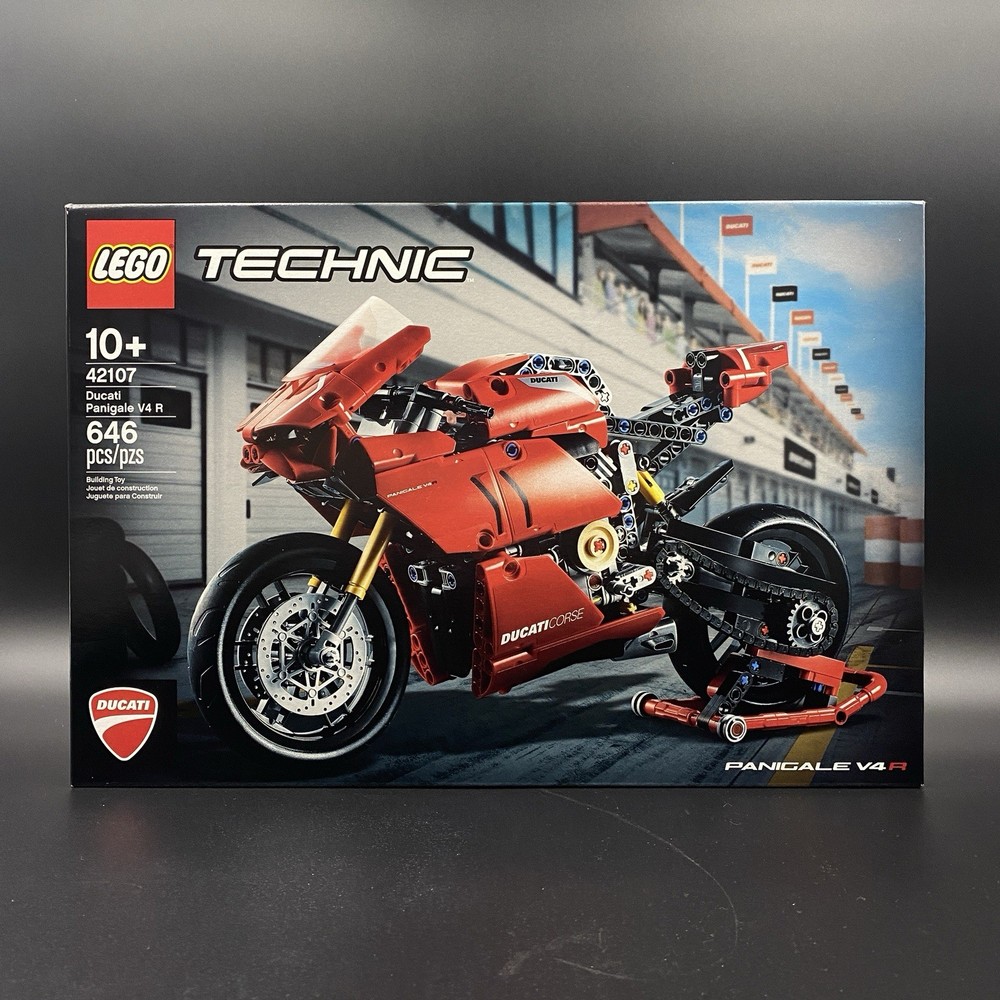 Lego TECHNIC 42107 Ducati Panigale V4 R Motorcycle Building Kit