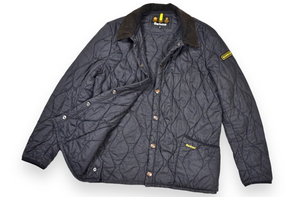 Men's Barbour Liddesdale Track Quilt Jacket England Size S