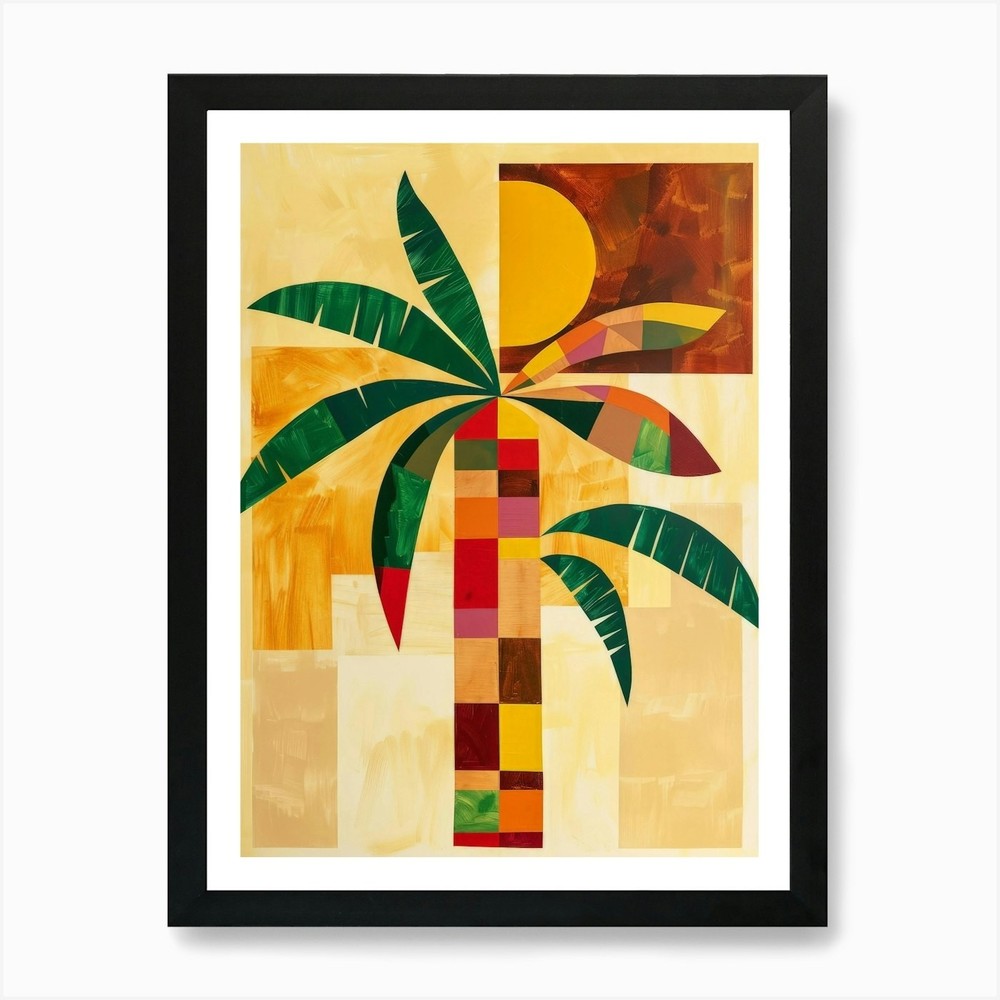 Palm Tree 14 Framed Art Print Canvas Wall Decor Picture Poster  