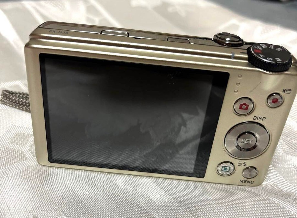 CASIO EXILIM EX-H30 Compact Digital Camera 12.5x Zoom Working Used  From Japan